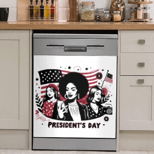 history of us presidents day Dish Washer Covers