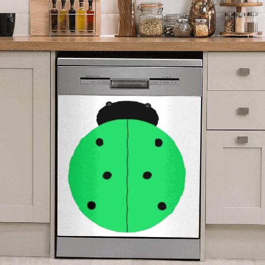 green ladybug Dish Washer Covers
