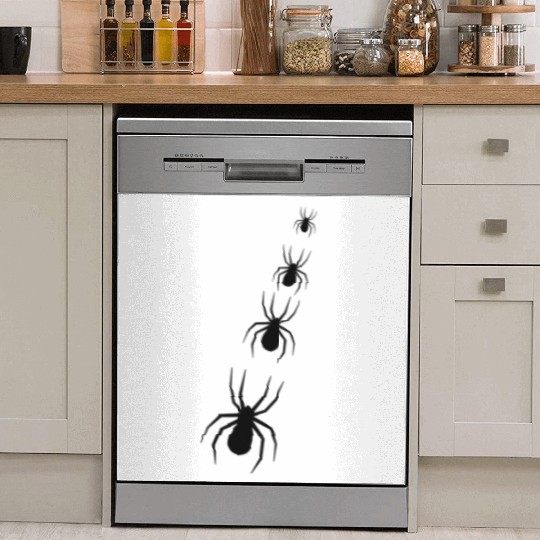 "Spiderweb Style: Weave Your Fashion Statement" Dish Washer Covers