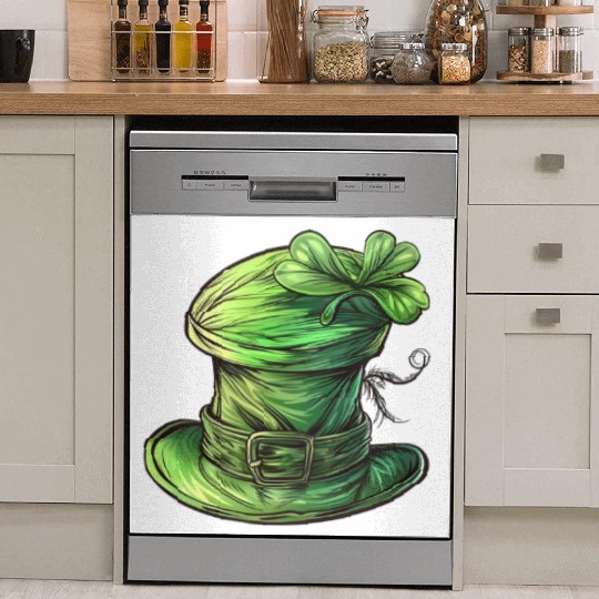 St Patrick Irish Green Hat Dish Washer Covers