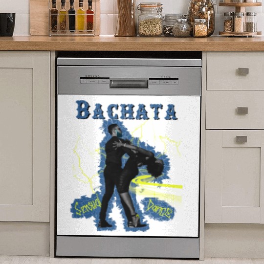 Bachata Street Style Sensual Dance For Festivals Dish Washer Covers