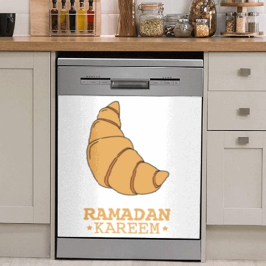 The crescent croissant is a sweet combination Dish Washer Covers