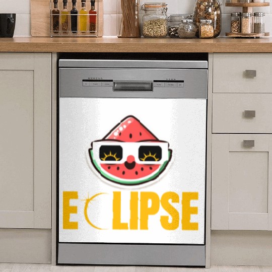 Eclipse Slice: Melon with Attitude! Dish Washer Covers