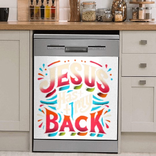 Jesus Has My Back 22 Dish Washer Covers