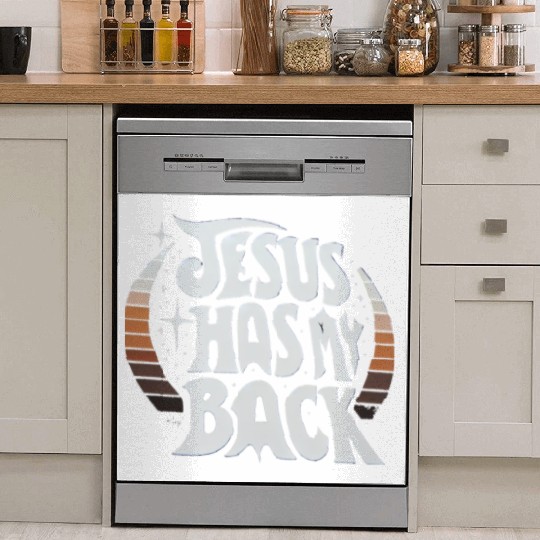 Jesus Has My Back 23 Dish Washer Covers