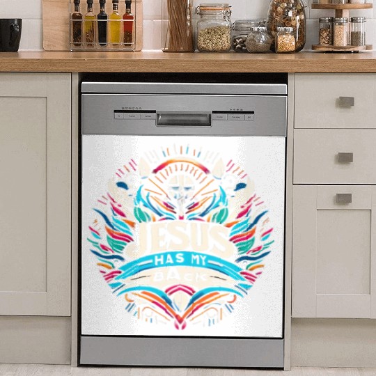 Jesus Has My Back 27 Dish Washer Covers