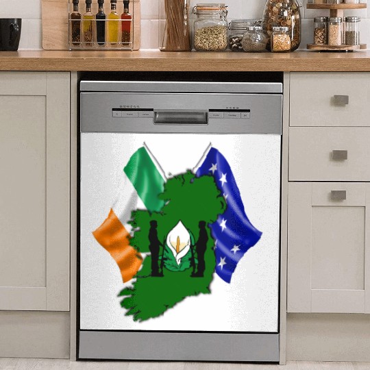 Irish Easter Lily - Designed in Ireland Dish Washer Covers