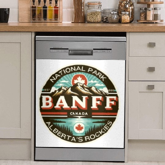 Banff National Park, Alberta Canada grizzly bears Dish Washer Covers