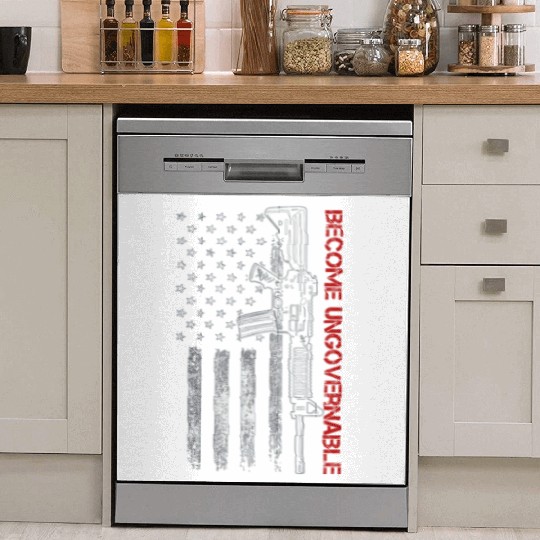 Become Ungovernable American USA Flag Dish Washer Covers