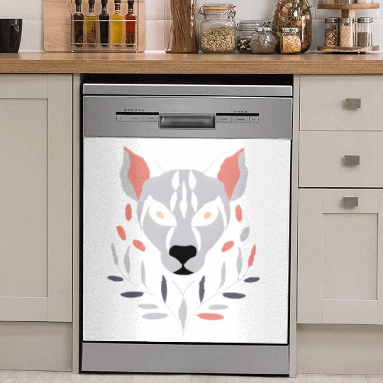 Hyena Symmetrical Design Dish Washer Covers