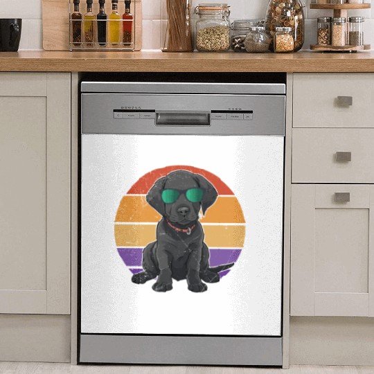 Labrador Lover AFFECTIONATE TRACKER Labrador Dish Washer Covers