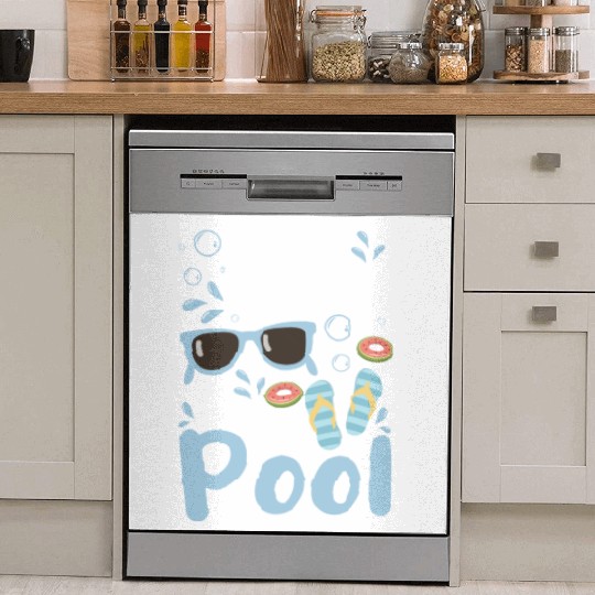 Pool Summer Pool Party Dish Washer Covers