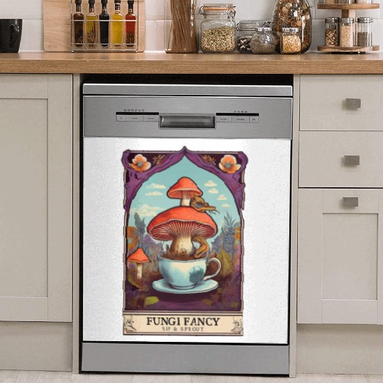 Fungi Fancy Tarot Dish Washer Covers