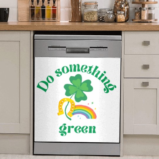 Do something green rainbow Dish Washer Covers