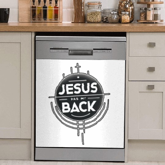 Jesus Has My Back 19 Dish Washer Covers