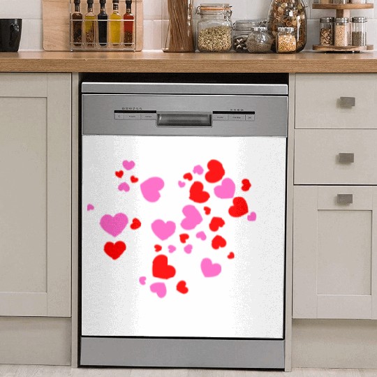 Hearts Love Mom 3 Dish Washer Covers
