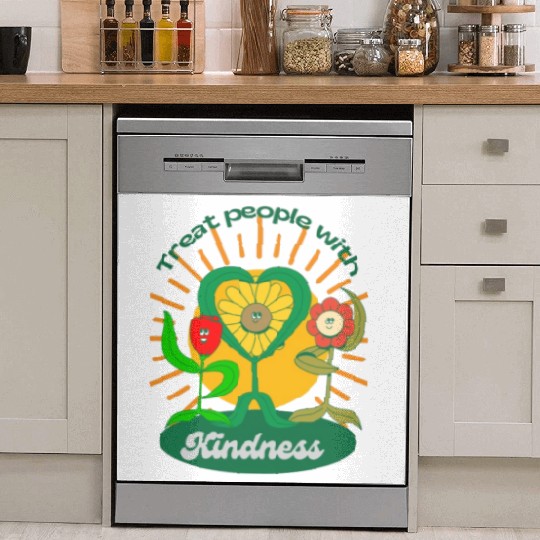 Treat People With Kindness Dish Washer Covers