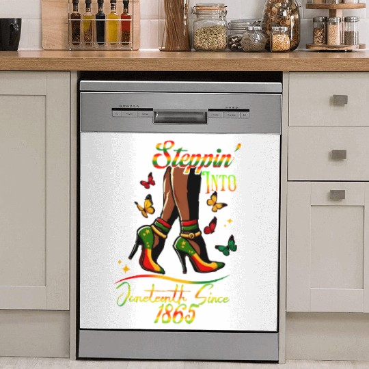 Stepping Into Juneteenth Since 1865 Dish Washer Covers
