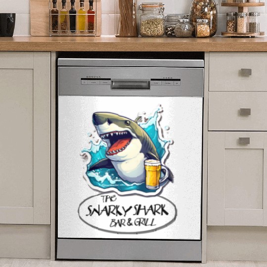The Snarky Shark Bar & Grill Dish Washer Covers