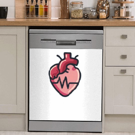 CHD Awareness Brave Hearts Beat On Dish Washer Covers