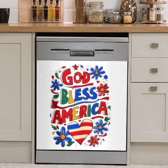 God Bless America Dish Washer Covers