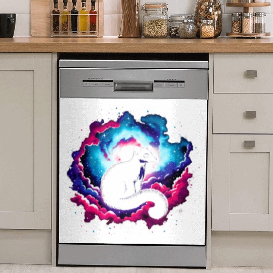Cool Platypus Galaxy Space Art Dish Washer Covers