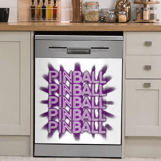 Pinball Purple Neon Dish Washer Covers