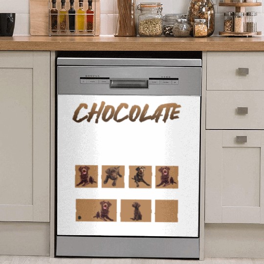 Labrador Retriever CHOCOLATE LAB Commandos Dish Washer Covers