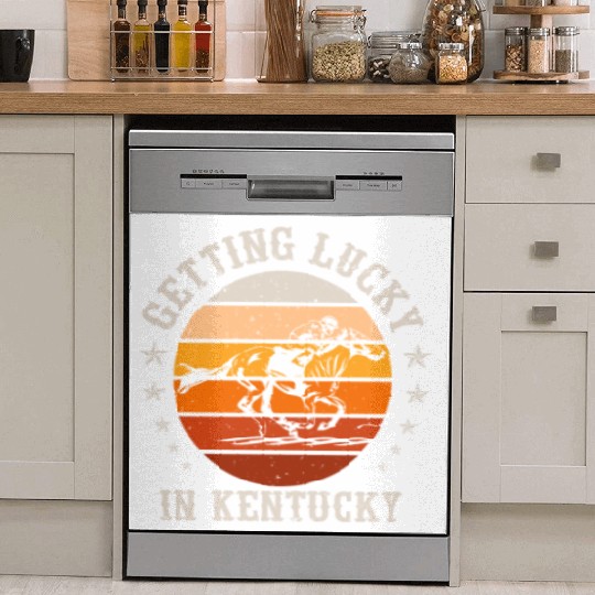 Getting Lucky In Kentucky Horse Racing Dish Washer Covers