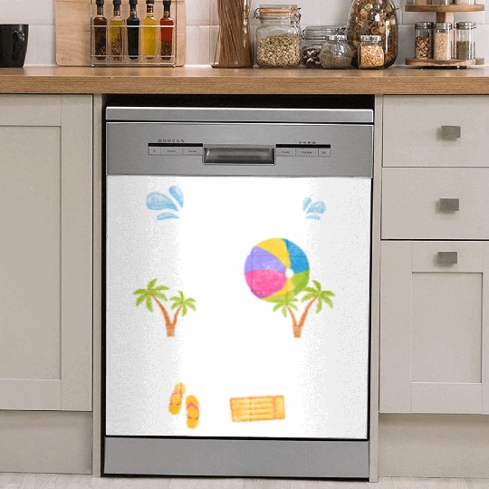 Pool Party Diving Vacation Swimming Trunks Dish Washer Covers