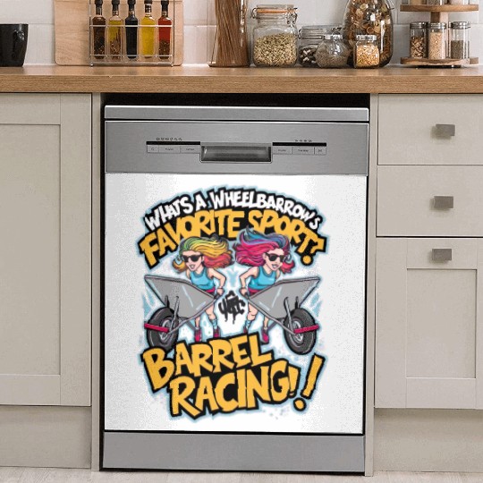 Barrel racing Dish Washer Covers