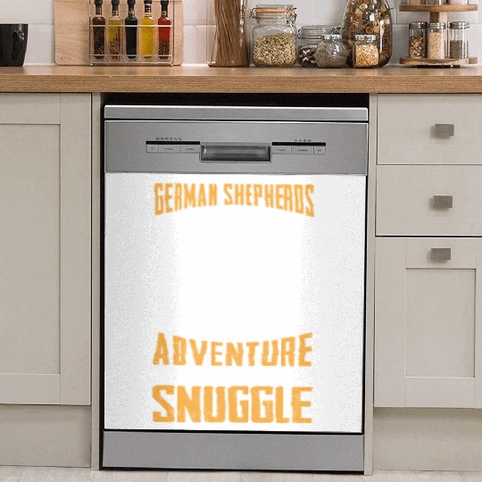 German Shepherds always up for a good adventure Dish Washer Covers