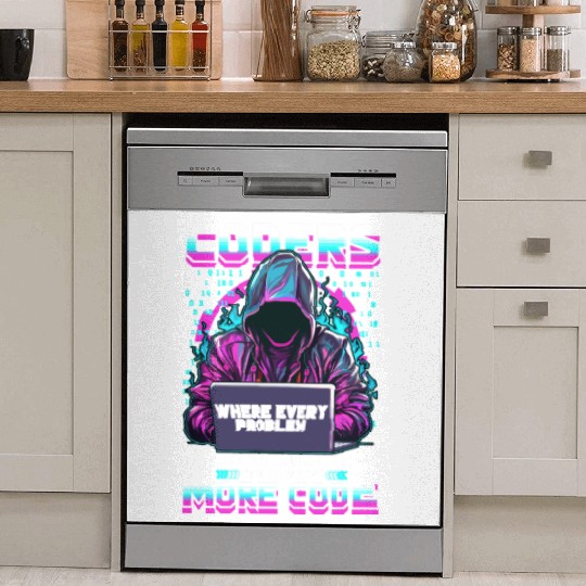 Coders Design for Computer Engineer Software Devel Dish Washer Covers