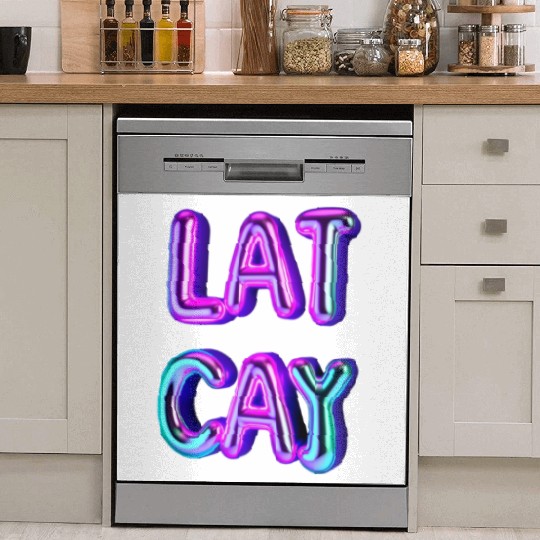 Typography Dish Washer Covers