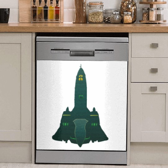 SR-71 Blackbird Stealth Aircraft Design - Aviation Dish Washer Covers