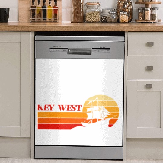 KEY-WEST FLORDIA Sailing West Keys Sailing Outfit Dish Washer Covers