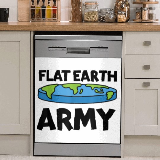 Flat Earth Army Flat Earther Flat Earth Dish Washer Covers