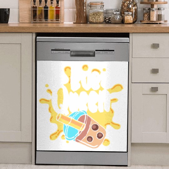 Kawaii Milk Tea Tea Balls Dish Washer Covers