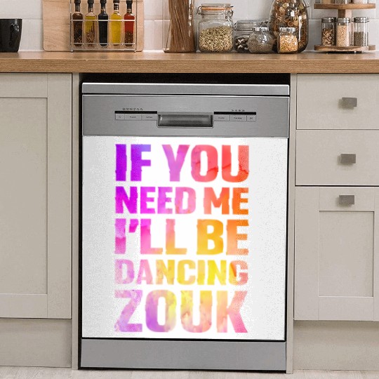 Zouk Dance Festival Design for Zouk Dancer Dish Washer Covers