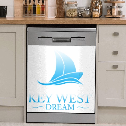Florida Keys LIVING THE KEY-WEST DREAM Sailor Dish Washer Covers
