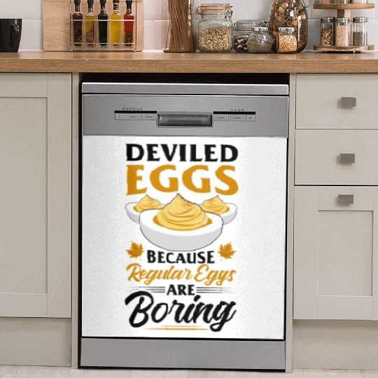 Funny Deviled Eggs Designs For Deviled Egg Lover Dish Washer Covers