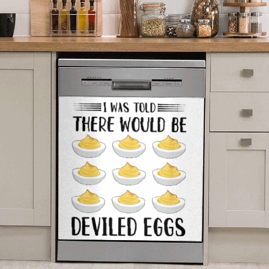 Funny Deviled Eggs Designs For Deviled Egg Lover Dish Washer Covers