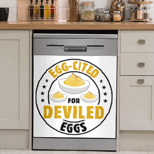 Funny Deviled Eggs Designs For Deviled Egg Lover Dish Washer Covers
