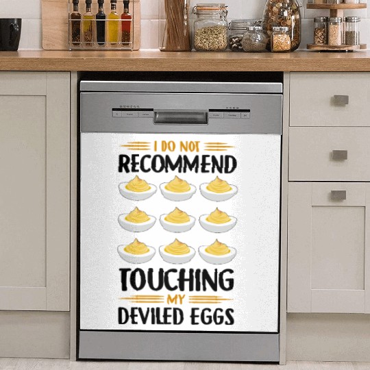 Funny Deviled Eggs Designs For Deviled Egg Lover Dish Washer Covers