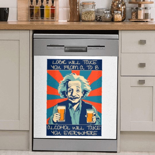 Alcohol Will Take You Everywhere Funny Dish Washer Covers