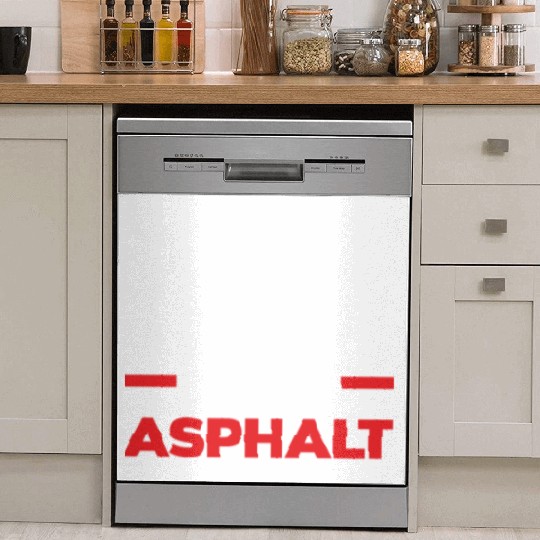 Kick Some Asphalt Running Motivation Dish Washer Covers
