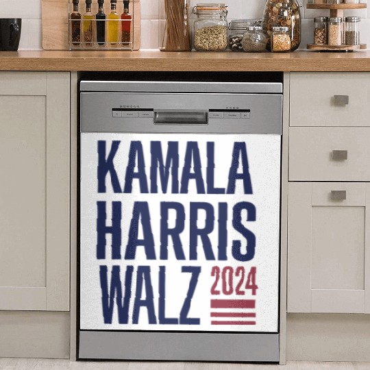 Kamala Harris 2024: A Star-Spangled Campaign Dish Washer Covers