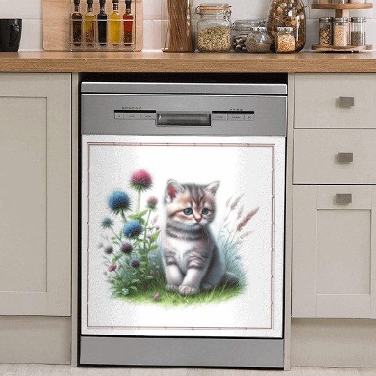 Cute baby animals Dish Washer Covers