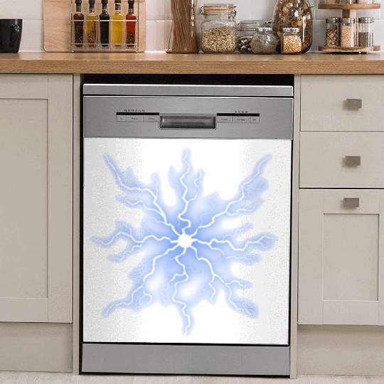 Electrifying energy: lightning bolt design Dish Washer Covers