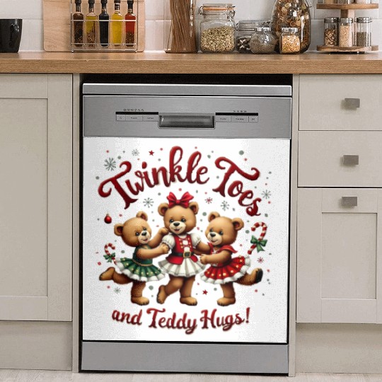 Teddy Bear Ballet Dish Washer Covers